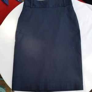 BANANA REPUBLIC Classic Navy Blue Skirt